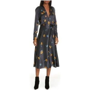 EQUIPMENT VIVIENNE MIDI DRESS